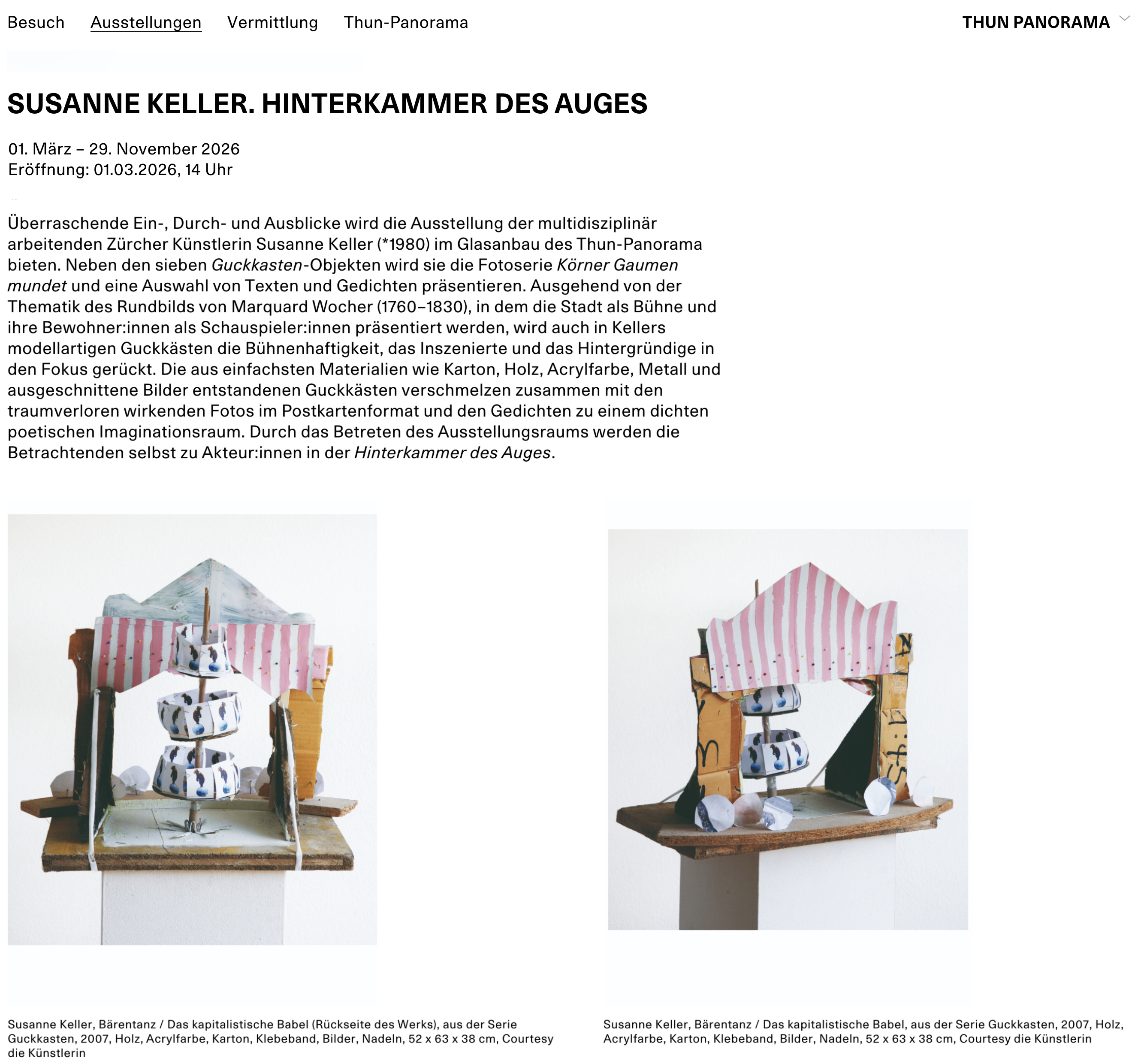 Meine Kunst ist eine Materialisierung eines poetischen Gedankennetzes